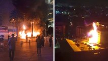 Explosión junto al Monumento a la Revolución: provoca incendio en Restaurante La Soldadera y así fue el momento
