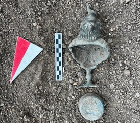 Satala Antik Kenti'nde Mısır Tanrıçası İsis'in bronz büstü bulundu