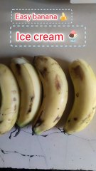 Only 3 ingredients banana ice cream 🍨 how to make banana ice cream at home