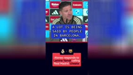 Alonso unfazed by Yamal's 'cheat' comments