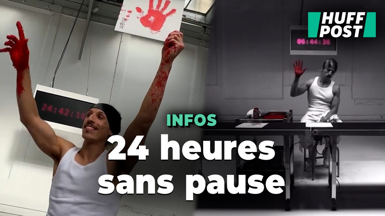 Rilès achève son nouveau défi exténuant en signant 20 000 pochettes d’album sans s’arrêter