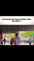 He knows her moves better than she does #kpop #kpopidols