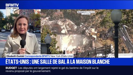 Les travaux sont toujours en cours à la Maison Blanche pour construire une salle de bal désirée par Donald Trump