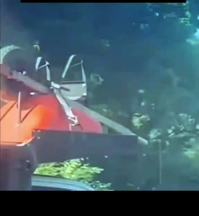 Trollies look like firemen sitting in line