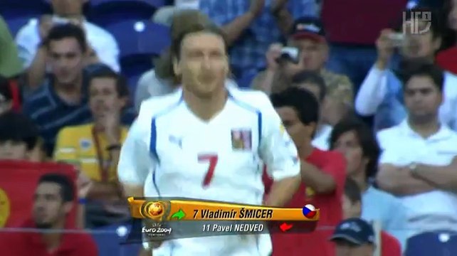 Euro 2004 Czech Republic vs Greece (semi-finals) English commentary
