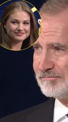 La emoción de Felipe VI en los Princesa de Asturias