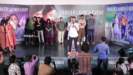 Director Rahul Ravindran Speech @ #TheGirlfriend Trailer Launch Event