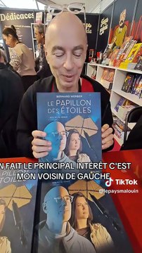 Bernard Werber présente sa bande dessinée au festival Quai des Bulles à Saint-Malo
