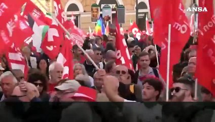 Roma, manifestazione nazionale della Cgil contro la Manovra