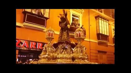 Pasión por calle Javier lasso de la Vega esquina con Trajano. Sevilla  2016 parte 6