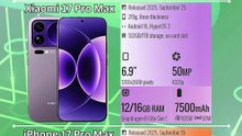 Oppo Find X9 Pro vs Xiaomi 17 Pro Max vs iPhone 17 Pro Max