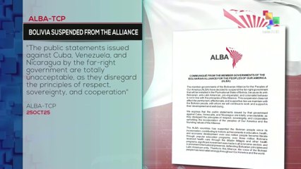 ALBA-TCP | Bolivia suspended from the alliance