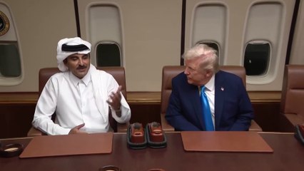 FLIGHT-DECK DIPLOMACY: Trump’s Surprise Sit-Down With Qatar Royals Goes Global