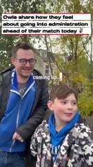 How do Sheffield Wednesday fans feel about going into administration