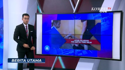 Perampokan di Toko Helm Brebes, Aksi Pelaku Aniaya Kasir Terekam CCTV | BERITA UTAMA