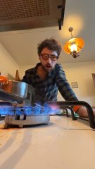 COURGES SÉRIE - épisode 5 (spécial Halloween)  camembert rôti au miel et frites de butternut