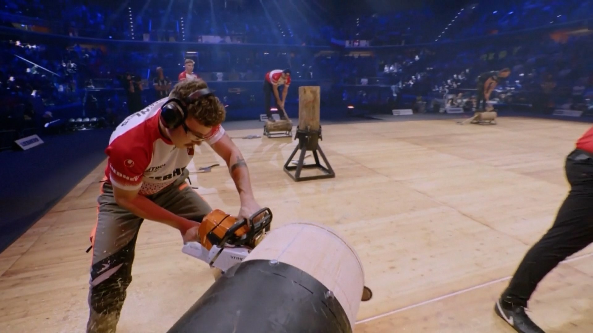 Así es el Mundial de Timbersports, el campeonato de cortar madera