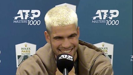 Rolex Paris Masters 2025 - Carlos Alcaraz : "J'aime beaucoup ce nouvel endroit..."
