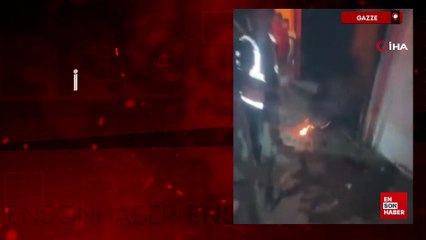 İsrail Gazze’de Nuseyrat Mülteci Kampı yakınlarına saldırı düzenledi