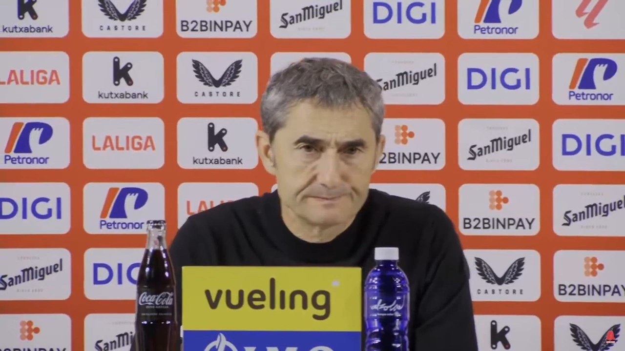 Ernesto Valverde, rueda de prensa tras el Athletic - Getafe