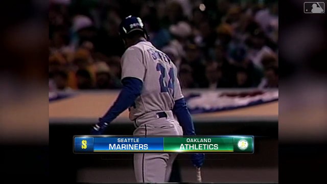 Ken Griffey Jr. launches a double for his first career Major League hit (4/3/89)