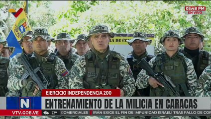 Vpdte. Sectorial Padrino López supervisó entrenamiento de la Milicia Bolivariana en Caracas