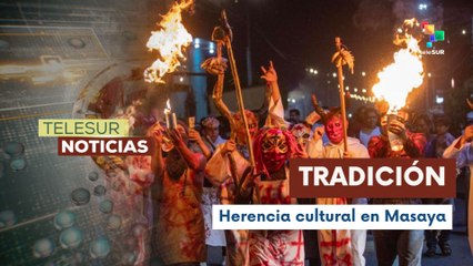 Máscaras y leyendas cobran vida en la fiesta de los Agüizotes de Nicaragua