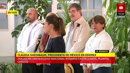 Claudia Sheinbaum inaugura la Universidad Rosario Castellanos en Chalco