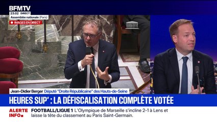 Budget à l'Assemblée nationale: "Les députés sont très mobilisés", explique Jean-Didier Berger, député (Droite Républicaine)