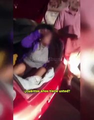 TAXISTA DIO POSITIVO EN ALCOHOLEMIA Y LOS AGENTES DESCUBRIERON A SU PAREJA ESCONDIDA EN EL BAÚL