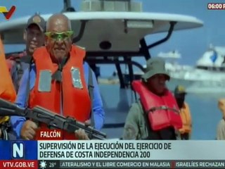 ZODI Falcón continúa con la ejecución del ejercicio “Defensa de Costa Independencia 200”