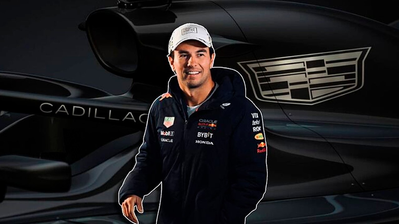 Checo Pérez reaparece en redes sociales en pleno GP de México en el simulador de Cadillac