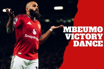 Manchester United’s Bryan Mbeumo dances to victory as the Red Devils catch fire