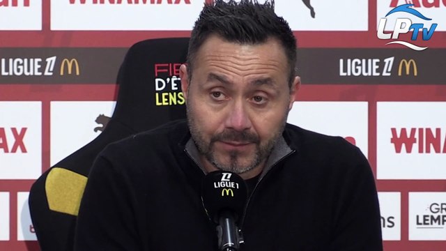 De Zerbi : « On a été meilleurs que Lens malgré le résultat »