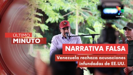 Pdte. Maduro desmiente campaña mediática de EE.UU. contra Venezuela