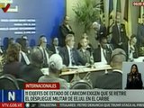 11 exjefes de Estado de la Caricom exigieron el retiro del despliegue militar de EE.UU. en el Caribe
