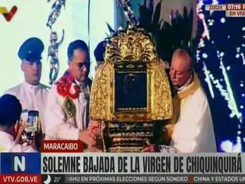 Pueblo zuliano celebra con alegría la solemne Bajada de la Virgen de la Chiquinquirá