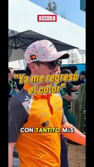 “Ya me regresó el color” 😅Por suerte para todos, Patricio O’Ward ya se encuentra mejor y listo para el Gran Premio de México. 🏎️🇲🇽