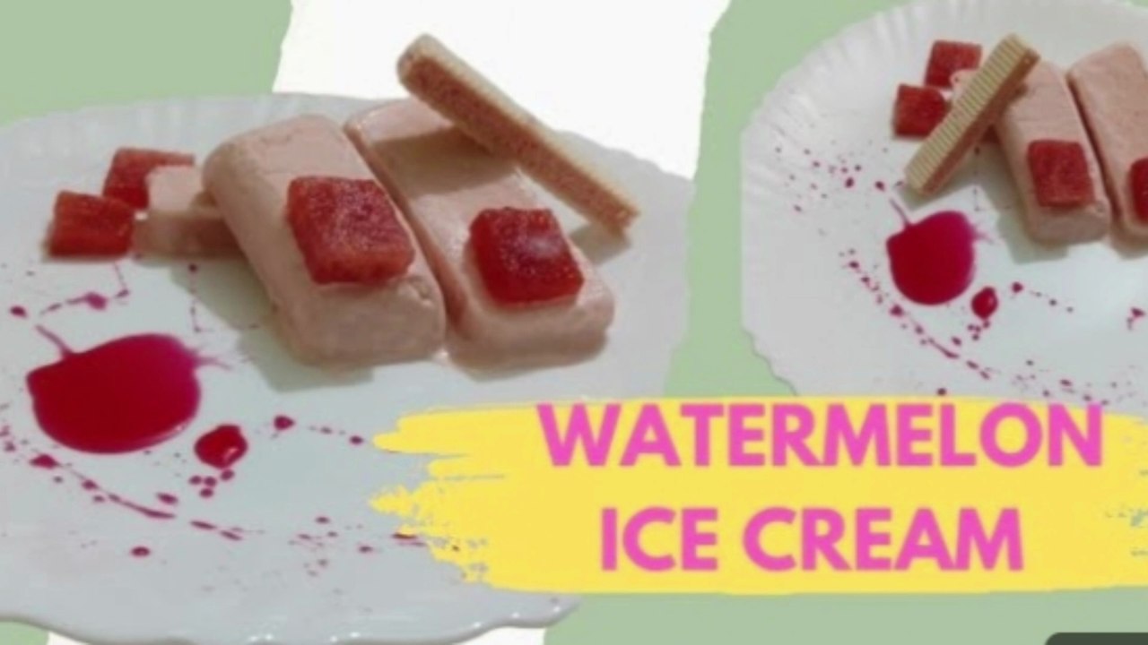 Watermelon Ice Cream, Ice Cream without Sugar,...