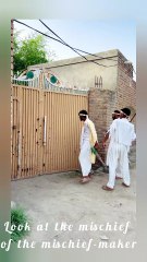 Look at the mischief of the mischief-maker