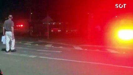 T-Cross capota após violenta batida com Monza no Centro de Cascavel