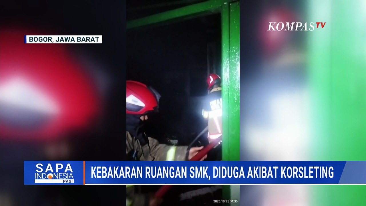 Korsleting Picu Kebakaran di SMK Kota Bogor, Arsip Ijazah dan Komputer Ludes