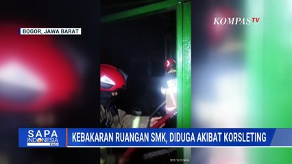 Korsleting Picu Kebakaran di SMK Kota Bogor, Arsip Ijazah dan Komputer Ludes