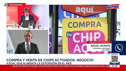 Venta de chips informales alimenta extorsion