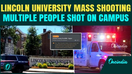 US BREAKING: Mass Shooting Rocks Lincoln University Campus In Pennsylvania | Students Run For Lives
