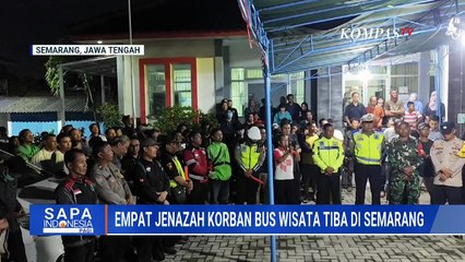 4 Jenazah Korban Kecelakaan Bus Pariwisata Tiba di Semarang | SAPA PAGI