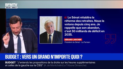ÉDITO - "Le risque est de se retrouver avec un budget qui n'aurait aucune cohérence"