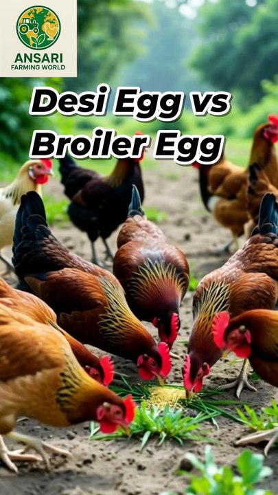 "Desi Egg 🥚 vs Broiler Egg 🍳 – Sehat, Swad & Budget 2025!"  #facts #egg  #anas