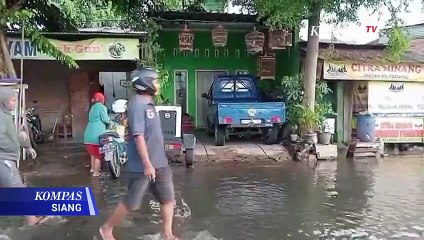 Terbaru! Kondisi Terkini Banjir Pantura Semarang-Demak, Truk Lewati Genangan Air | KOMPAS SIANG