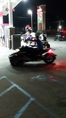 Dirt Bike Gang Fills Up